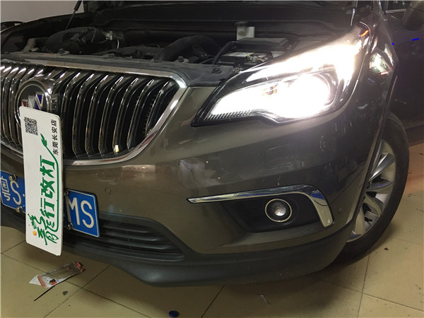 別克昂科威改燈案例